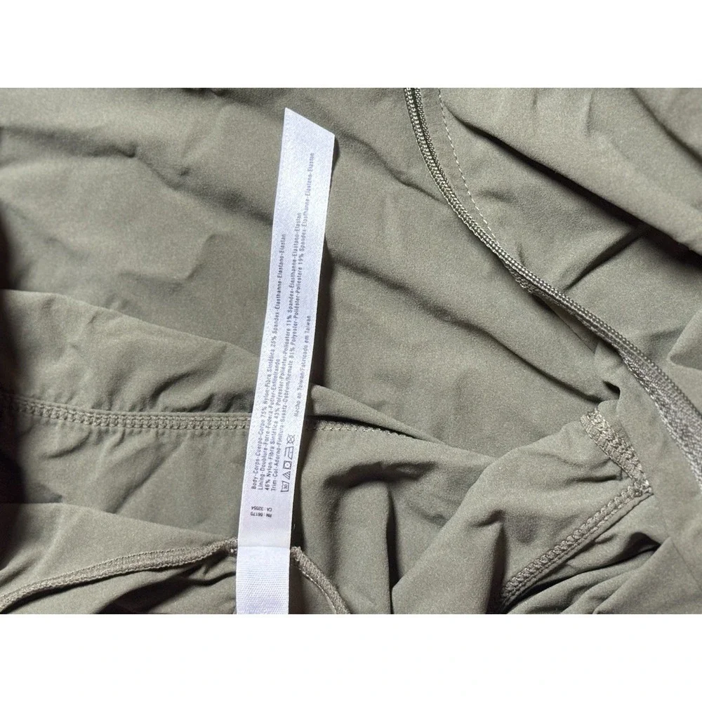 Free People Going For A Runsie‎ Olive Green Sleeveless Hooded Shorts Romper XS